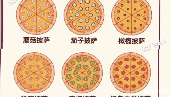 可口的披萨
