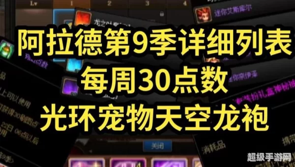 阿拉德谋略战第二季加点